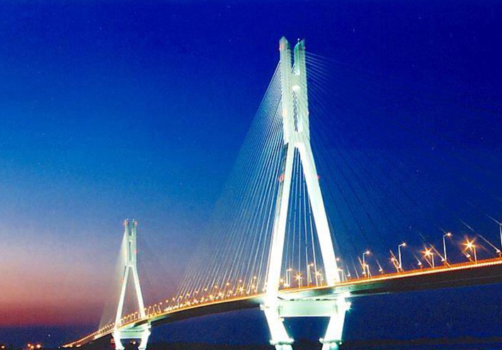 南京长江第二大桥南京二桥开通仪式的贺电称赞！