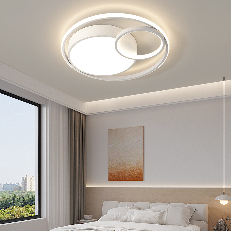 卧室灯具搭配技巧，圆形还是方形的好呢？！