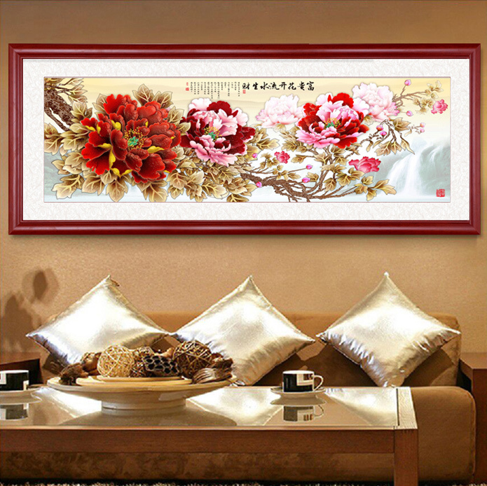 家居摆放牡丹图一般可选择北方和南方，适合挂在客厅和卧室